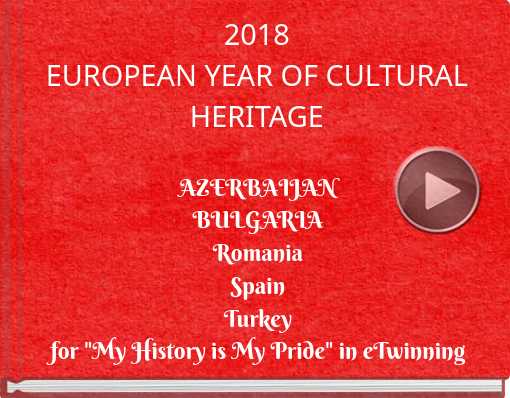 Book titled '2018European year of Cultural Heritage'