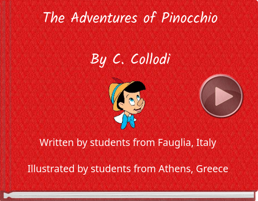 Book titled 'The Adventures of PinocchioBy C. Collodi'