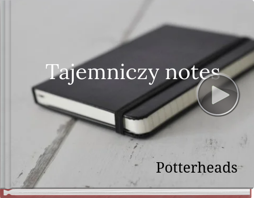 Book titled 'Tajemniczy notes'
