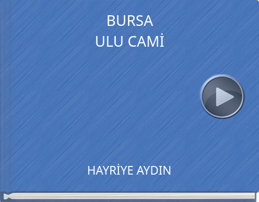 Book titled 'BURSAULU CAMİ'