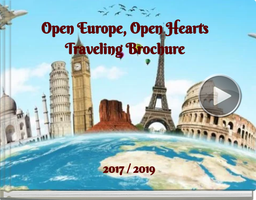 Book titled 'Open Europe, Open HeartsTraveling Brochure'