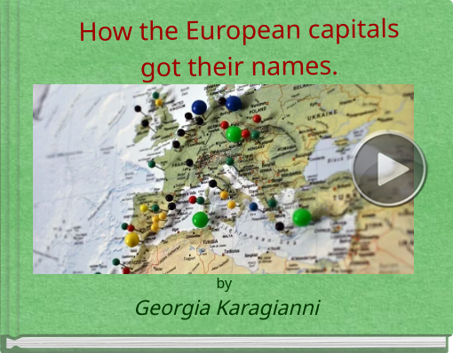 Book titled 'How the European capitals got their names.'