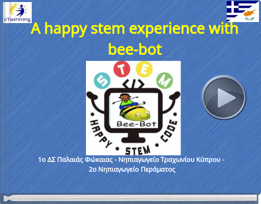 Book titled 'A happy stem experience with bee-bot'