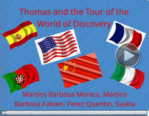 Book titled 'Thomas and the Tour of the World of Discovery'