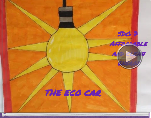 Book titled 'THE ECO CAR'