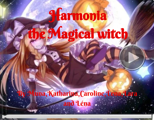 Book titled 'Harmonia the Magical witch'