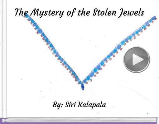 Book titled 'The Mystery of the Stolen Jewels'