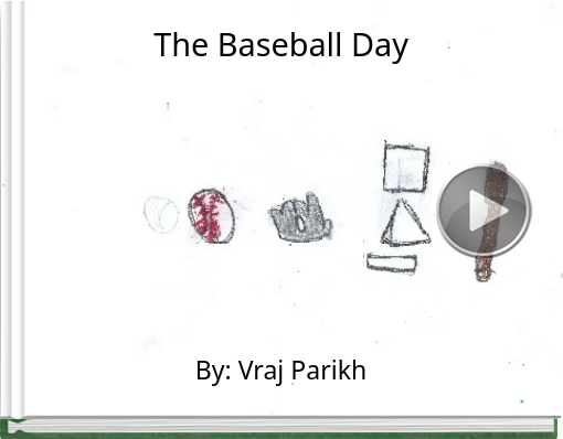 Book titled 'The Baseball Day'