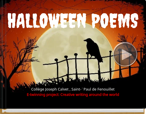Book titled 'HALLOWEEN POEMS'