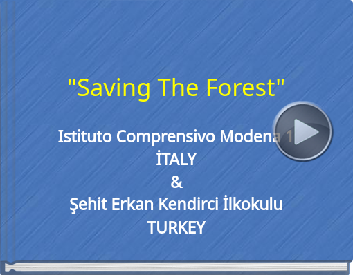 Book titled ''Saving The Forest''