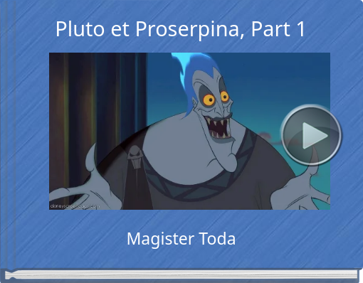 Book titled 'Pluto et Proserpina, Part 1'