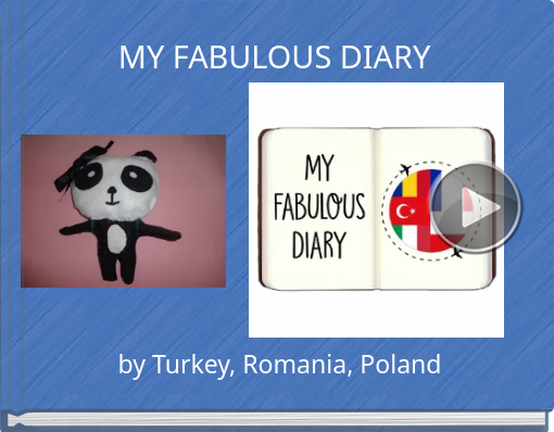 Book titled 'MY FABULOUS DIARY'