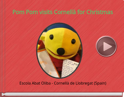 Book titled 'Pom Pom visits Cornellà for Christmas'