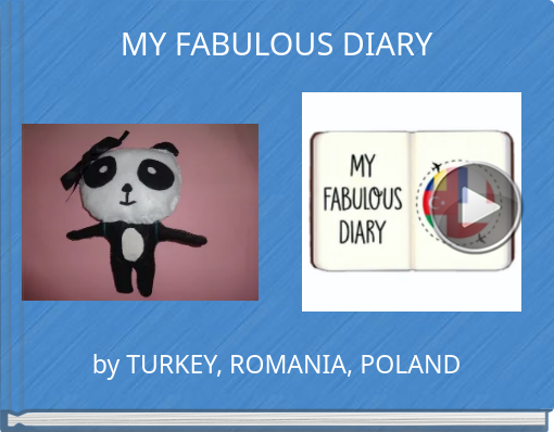 Book titled 'MY FABULOUS DIARY'