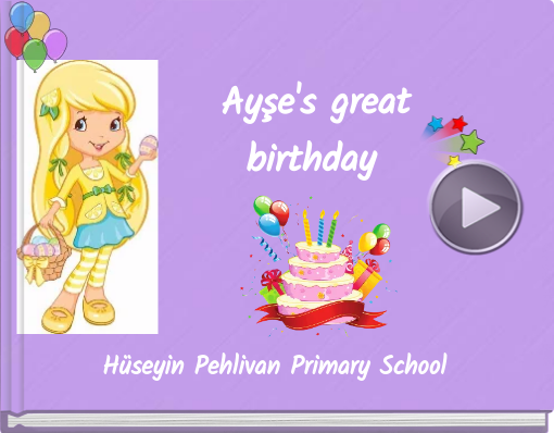 Book titled 'Ayşe's great birthday'