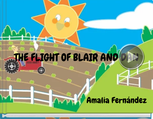 Book titled 'THE FLIGHT OF BLAIR AND DAN'