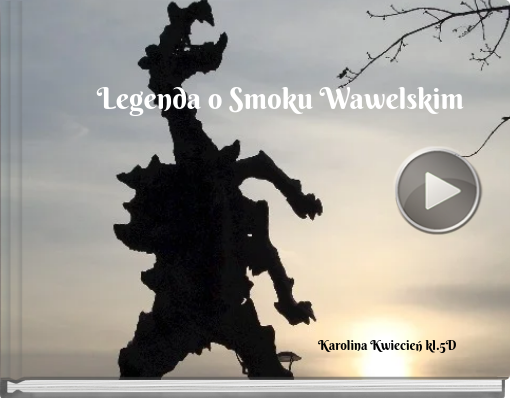 Book titled 'Legenda o smoku Wawelskim'