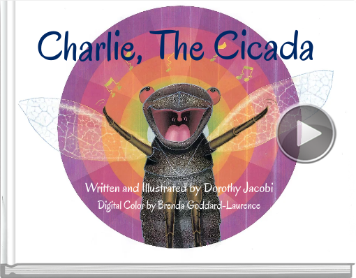 Book titled 'Charlie, The Cicada'