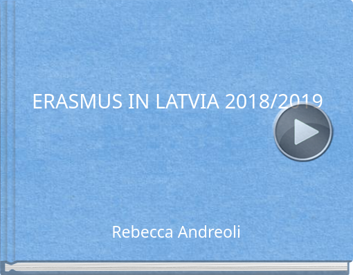 Book titled 'ERASMUS IN LATVIA 2018/201 9'