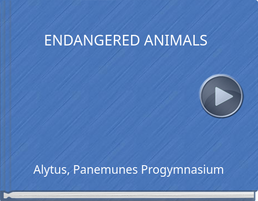 Book titled 'ENDANGERED ANIMALS'