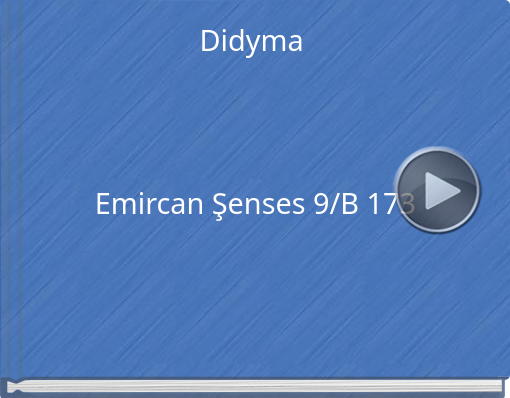 Book titled 'Didyma Emircan Şenses  9/B    173'