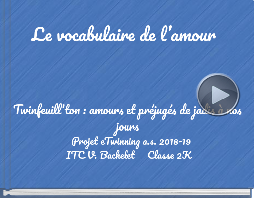 Book titled 'Le vocabulaire de l’amour'