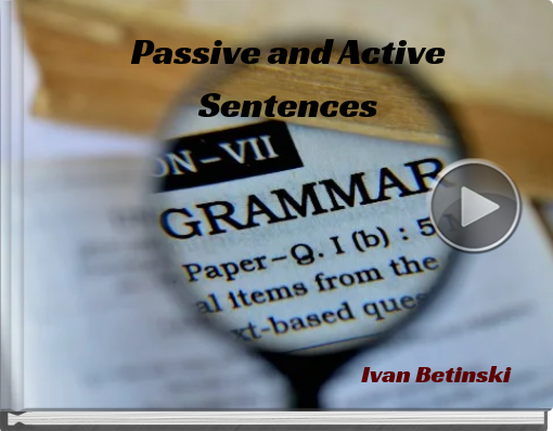 Book titled 'Passive and Active Sentences'