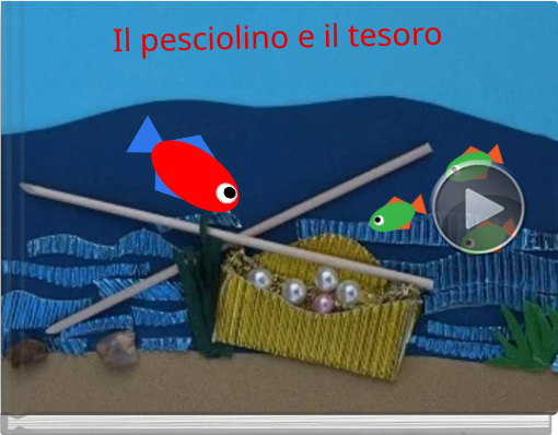 Book titled 'Il pesciolino e il tesoro'