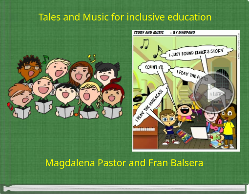Book titled 'Tales and Music for inclusive education'