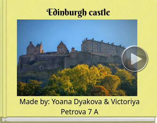 Book titled 'Edinburgh castle'