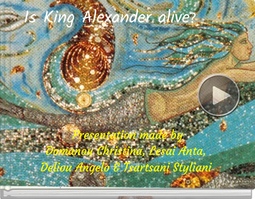 Book titled 'Is King Alexander alive?'