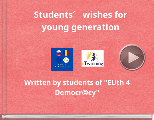 Book titled 'Students´´   wishes for young generationwishe'
