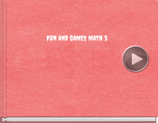 Book titled 'Fun and Games Math 3'