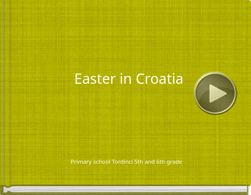 Book titled 'Easter in Croatia'