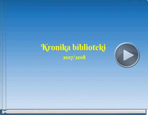 Book titled 'Kronika biblioteki 2017/2018'