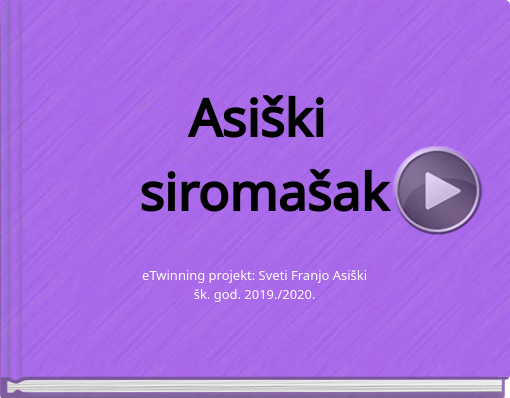 Book titled 'Asiški ﻿siromašak'