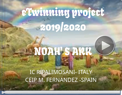 Book titled 'eTwinning project2019/2020NOAH' S ARK'
