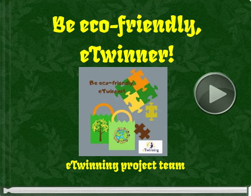 Book titled 'Be eco-friendly, eTwinner!'