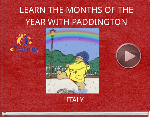 Book titled 'LEARN THE MONTHS OF THE YEAR WITH PADDINGTON'
