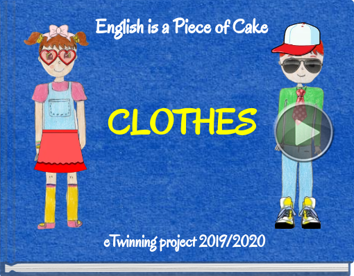Book titled 'English is a Piece of CakeCLOTHES'