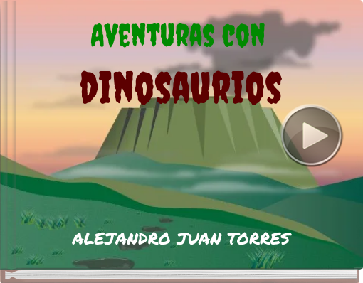 Book titled 'Aventuras con dinosaurios'
