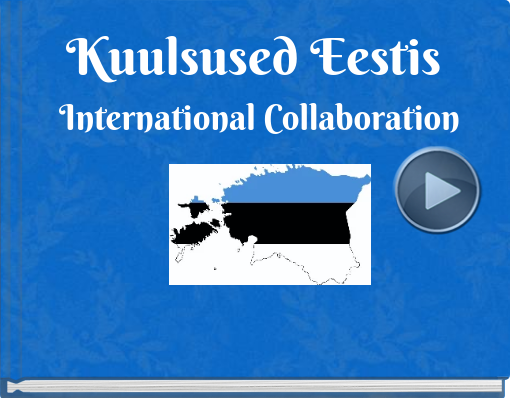 Book titled 'Kuulsused Eestis International Collaboration'