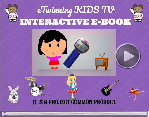 Book titled 'eTwinning KIDS TVINTERACTIVE E-BOOK'