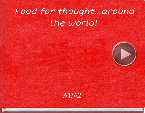 Book titled 'Food for thought...around the world!'