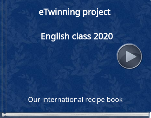 Book titled 'eTwinning project English class 2020'