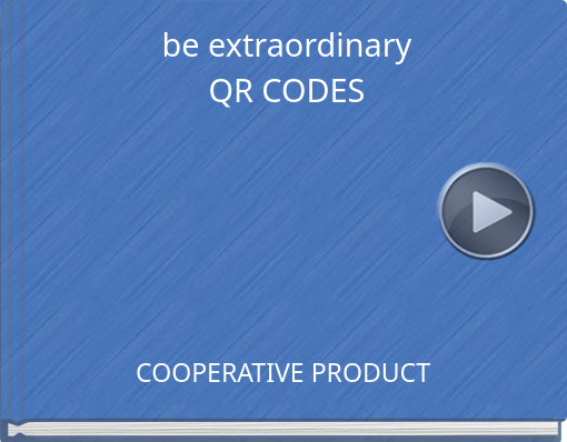 Book titled 'be extraordinaryQR CODES'