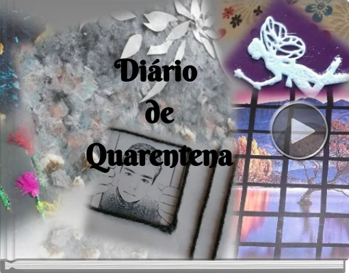 Book titled 'Diário de Quarentena'