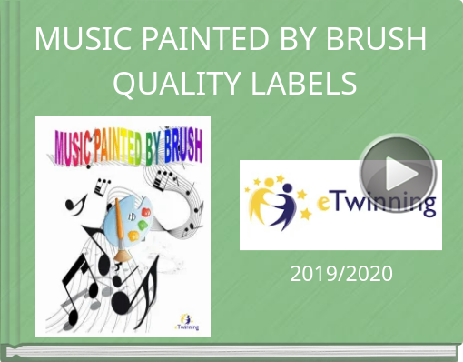 Book titled 'MUSIC PAINTED BY BRUSH QUALITY LABELS'