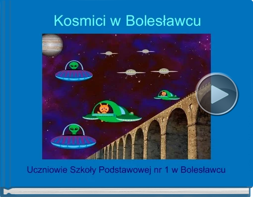 Book titled 'Kosmici w Bolesławcu'