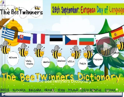 Book titled 'The BeeTwinners Dictionary'